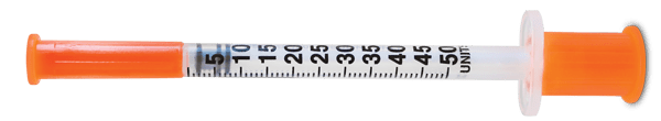50 units syringe